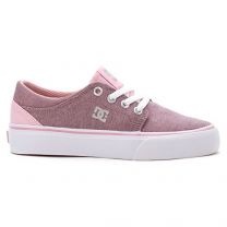 DC Shoes Kids' Trase TX SE Skate Shoes Pink/White