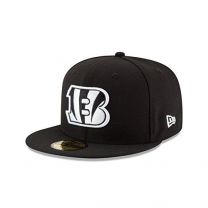 New Era Adult Men NFL Black with White 59FIFTY
