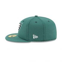 New Era Men's Philadelphia Eagles Official NFL Sideline Road 59fifty Fitted Cap