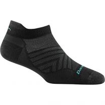 Darn Tough Women's Run No Show Tab No Cushion Ultra-Lightweight Running Sock Black - 1043-BLACK