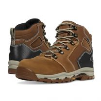 Danner Vicious 4.5” Composite Toe Work Boots for Men - Full-Grain Leather with Breathable Gore-Tex Lining, Speed Lace System & Non Slip Heel Outsole, Tan/Black - 11.5 D