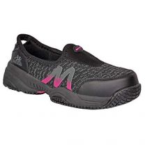 Moxie Trades Women's Danna Soft Toe Slip Resistant Work Shoe Black Knit - MT50176