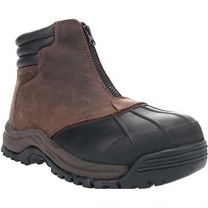 Propet Men's Blizzard Work Composite Toe PR Waterproof Insulated Work Boot Brown/Black - MBU005LBRB