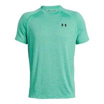 Under Armour Men's Tech Short Sleeve T-Shirt Green Malachite/Black - 1228539-350