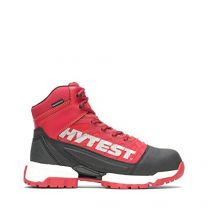 HYTEST Men's FootRests 2.0 Charge Waterproof Nano Toe 6" Hiker, Red - K23343