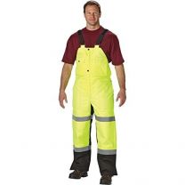 Utility Pro - Lined Bib Overalls - Reflective Safety Wear (Yellow)