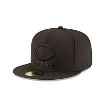 New Era NFL Men's Black On Black 59Fifty Fitted Cap