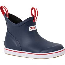 Xtratuf Kids Ankle Deck Boot, Navy, Little Kid Size 11