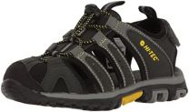 Hi-Tec Kids' Cove Sandal Black/Charcoal/Lemon - 31503