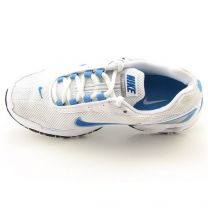 Nike Air Max Torch 3 Womens SZ 5.5 White/Blue Spark-Mtllc Silver