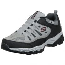Skechers Sport Men's Afterburn Extra Wide Fit Wonted Loafer Gray/Black