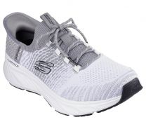 Skechers Men's Edgeride Raygo Hands Free Slip-in Sneaker,White/Gray,8.5