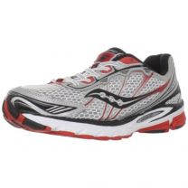 Saucony Men's Progrid Ride 5 Running Shoe White/Silver/Red