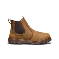 KEEN Utility Men's San Jose Chelsea Soft Toe EH Pull-On Work Boot Belgian/Gum - 1030646
