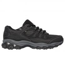 Skechers Men's Afterburn Memory - Memory Fit Sneaker Black/Charcoal - 50125-BKCC