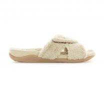 Strive Zoey Women’s Orthotic Slippers with Arch Support, Warm Indoor Slippers with EVA Rubber Grip Sole Nude Size 10