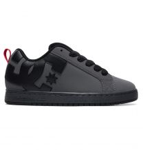 DC Shoes Men's Court Graffik Skate Shoe  Grey/Black/red - 300529-XSKR