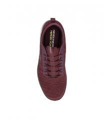 Skechers Vigor 2.0, Men's low trainers, Black, Burgundy,