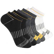 Caterpillar Men's Advanced Half Cushion No Show Socks (6 Pack) Multi - 43CT302348TB-BMU