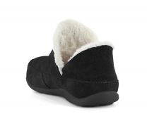 Strive Geneva Women’s Orthotic Slippers with Arch Support, Cozy Faux Fur Lined House Shoes, Indoor Slippers for Women, Black, Size 6