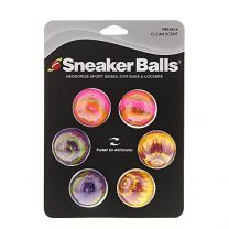 Sof Sole Sneaker Balls Shoe, Gym Bag, and Locker Deodorizer, 3 Pair, Tie Dye