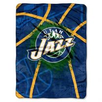 NBA Utah Jazz "Shadow Play" Raschel Throw Blanket, 60" x 80"
