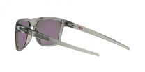 Oakley Men's OO9100 Leffingwell Rectangular Sunglasses, Grey Ink/Prizm Jade Polarized, 57 mm