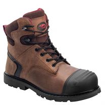 Avenger Men's 6" Hammer Carbon Composite Toe EH Waterproof Work Boots Brown - A7542