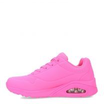 Skechers - Womens Uno - Stand on Air Shoes, Color Hot Pink, Size: