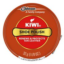 KIWI Tan Shoe Polish (1.125 oz) - KIWI-TAN