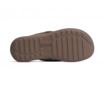 Strive Wave Women’s Orthotic Flip Flops with Arch Support, Water-Friendly Sandals for Plantar Fasciitis, Comfortable Summer Sandals for Women, Chocolate, Size 9