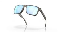 Oakley Men's OO9102 Holbrook Square Sunglasses, Woodgrain/Prizm Deep Water Polarized, 57 mm