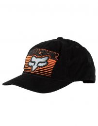 Fox Carv Snapback Hat Black