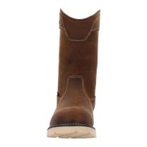 Georgia Boot Carbon Flex Wedge 11" Pull On Waterproof Work Boot, Brown, Size 8(W)