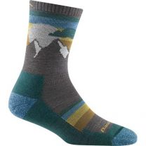 Darn Tough Women's Sunset Ledge Micro Crew Lightweight with Cushion Hiking Sock Taupe - 5005-TAUPE