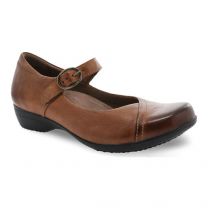 Dansko Women's Fawna Chestnut Burnished Calf Leather - 5501690200