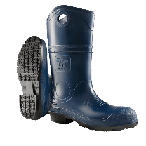 DUNLOP DuraPro PVC Soft Toe Waterproof Pull On Work Boot Navy Blue - 8908500