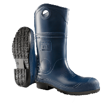 DUNLOP DuraPro PVC Soft Toe Waterproof Pull On Work Boot Navy Blue - 89085