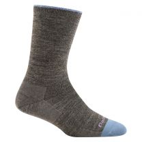 Darn Tough Women's Solid Basic Crew Lightweight Lifestyle Sock Taupe - 6012-TAUPE