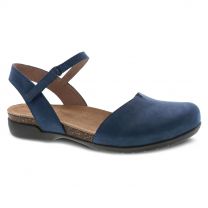 Dansko Women's Rowan Navy Milled Nubuck - 6025755300