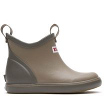 Xtratuf Big Kids Ankle Deck Boot, Earth Brown, Size 1(M)