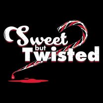 Grunt Style Sweet and Twisted Women's V-Neck T-Shirt (Black, Medium)