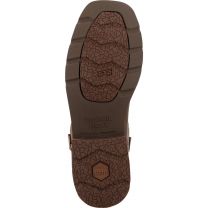 Georgia Boot Core 37 11" Steel Toe Western Pull-On Work Boot, Brown, Size 9.5(W)