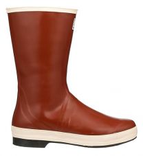 Tingley Pylon MB920B Neoprene Plain Toe Boot, 12-1/2 Inch Height, Mens 10 / Womens 12, Brick Red Upper - Brown