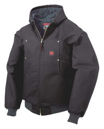 Tough Duck Men's Plus Size Hooded Bomber,