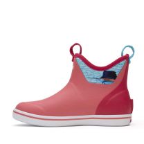 Xtratuf Women's 6 in Ankle Deck Boot Guy Harvey, Coral Sailfish, Size 11(M)