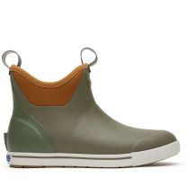 Xtratuf Men's Camp Fleece Lined 6 in Ankle Deck Boot, Dark Olive Spice, Size 13(M)