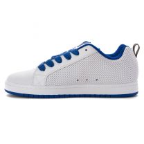 DC Men's Court Graffik XE, White/Blue/Grey, 6 M