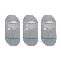 Stance Icon No Show 3-Pack Heather Grey SM (US Men's