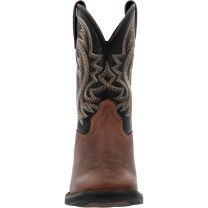 Durango® Shyloh Little Kids' Western Boot, Brawny Brown And Black Onyx, Size 2(M)